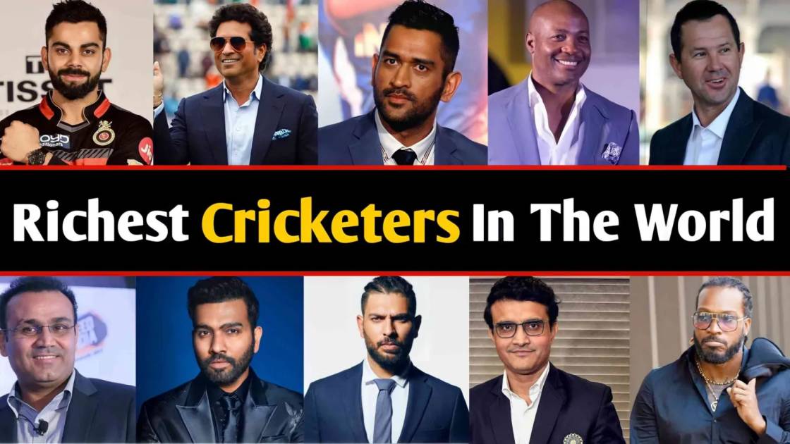 Top 11 richest cricketer in the world