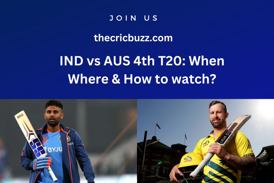 IND vs AUS 4th T20: When Where & How to