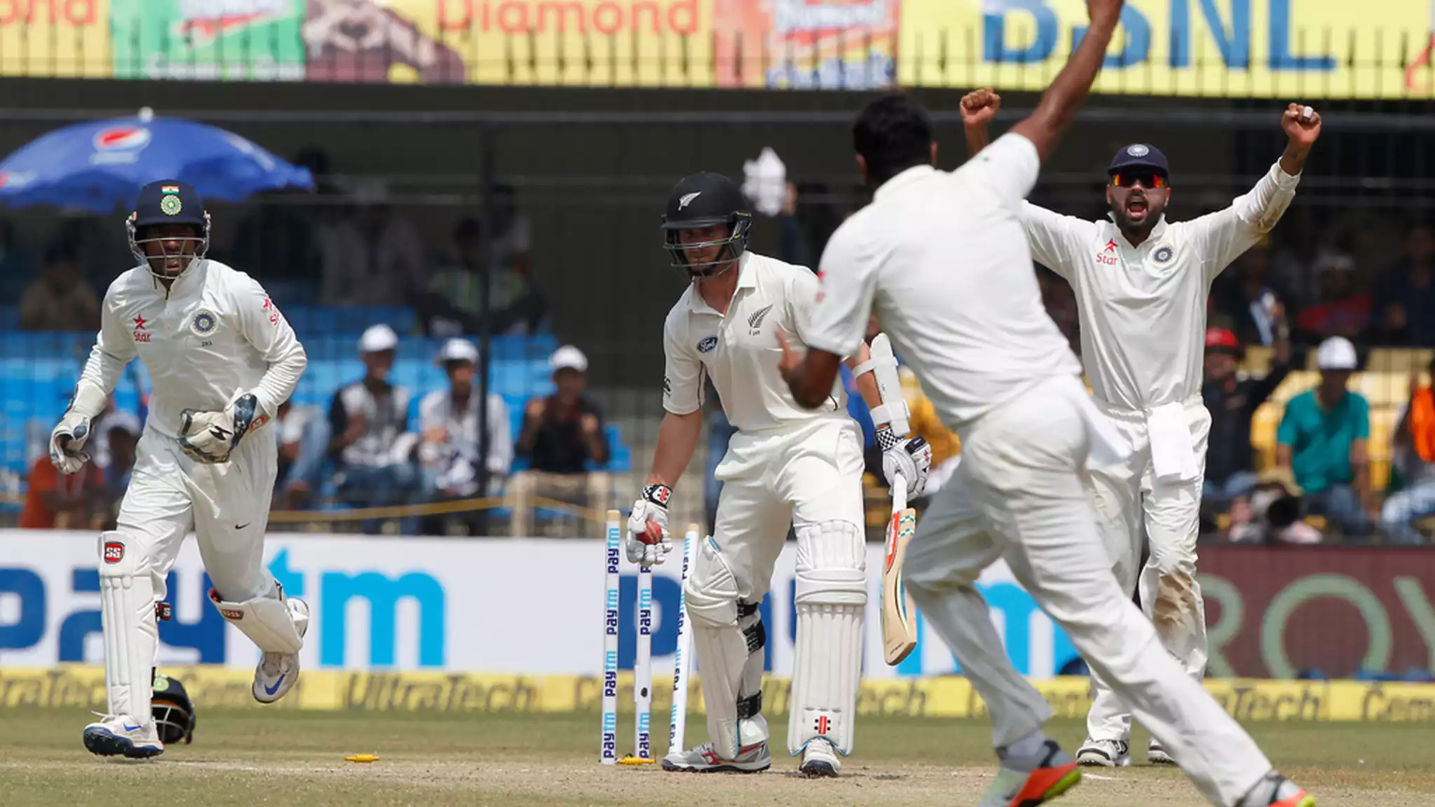 Kane Williamson and R Ashwin: the most contrasting Test centurions