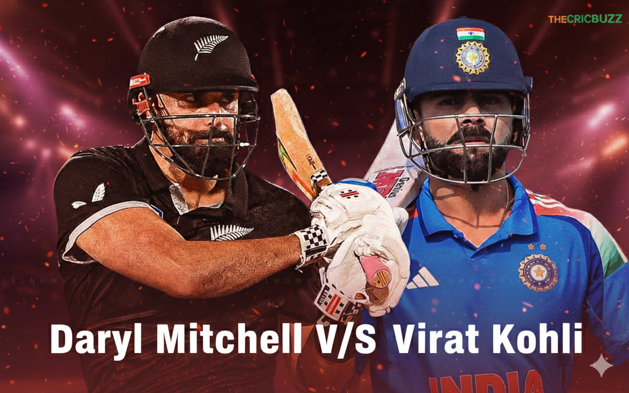 Daryl Mitchell vs Virat Kohli: Head-to-Head Stats, Records, and Who Holds the Edge in 2026