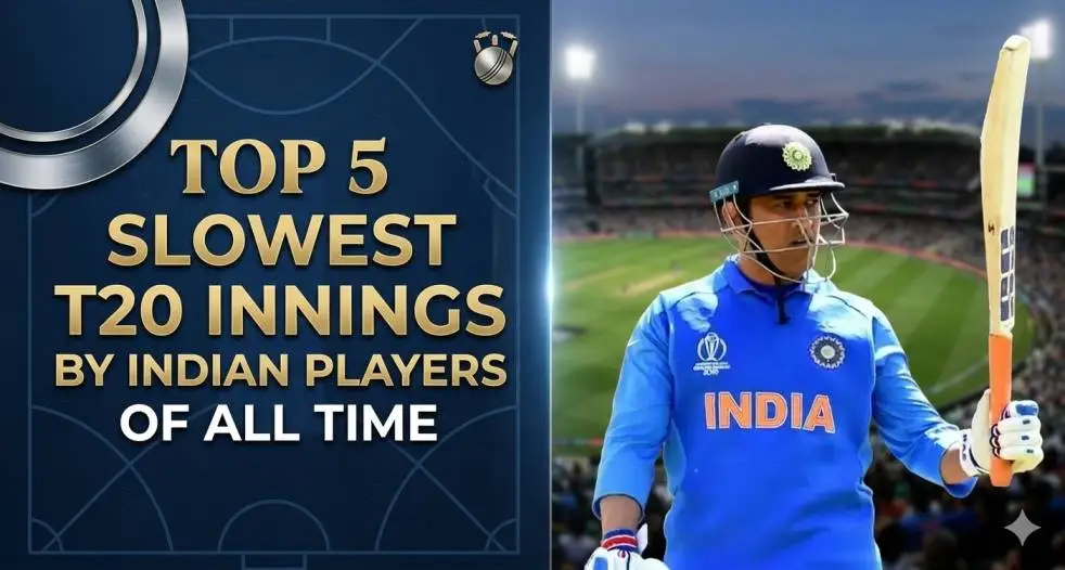 Top 5 Slowest T20 Innings by Indian Players of All Time