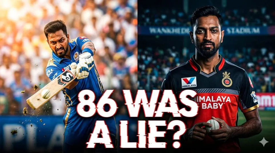 Krunal Pandya IPL Highest Score and Latest Stats 2026