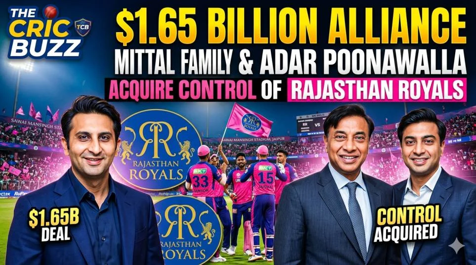 The $1.65 Billion Alliance: Mittal Family and Adar Poonawalla Acquire Control of Rajasthan Royals