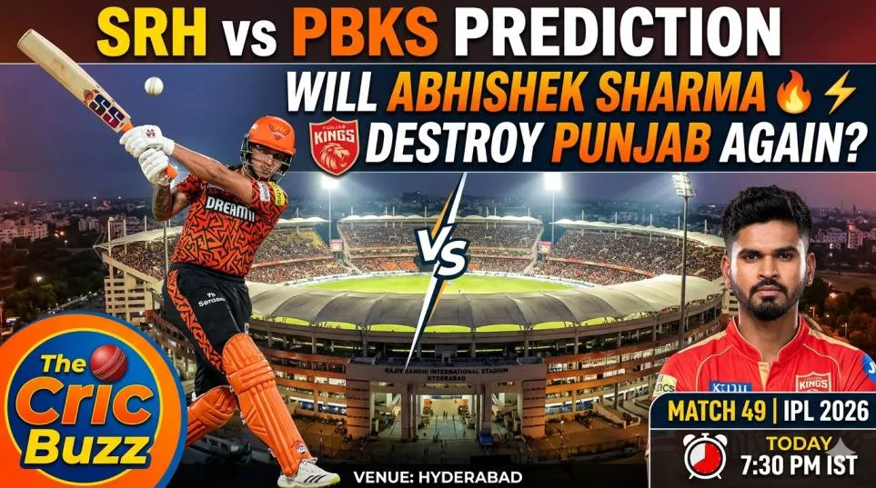 SRH vs PBKS Prediction Today Match: Will Abhishek Sharma Destroy