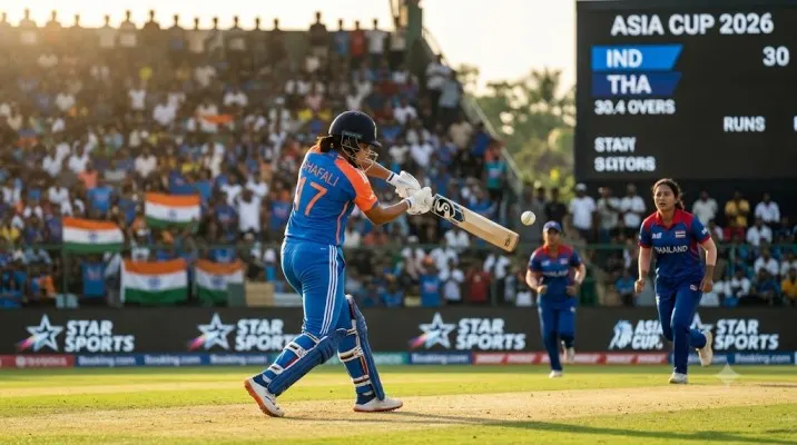 India vs Thailand Asia Cup 2026: Shafali Blitz And Spin